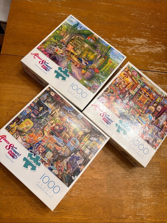 Buffalo David Bitton Other - Buffalo Aimee Stewart Collection 3-Pack 1000-Piece Jigsaw Puzzles